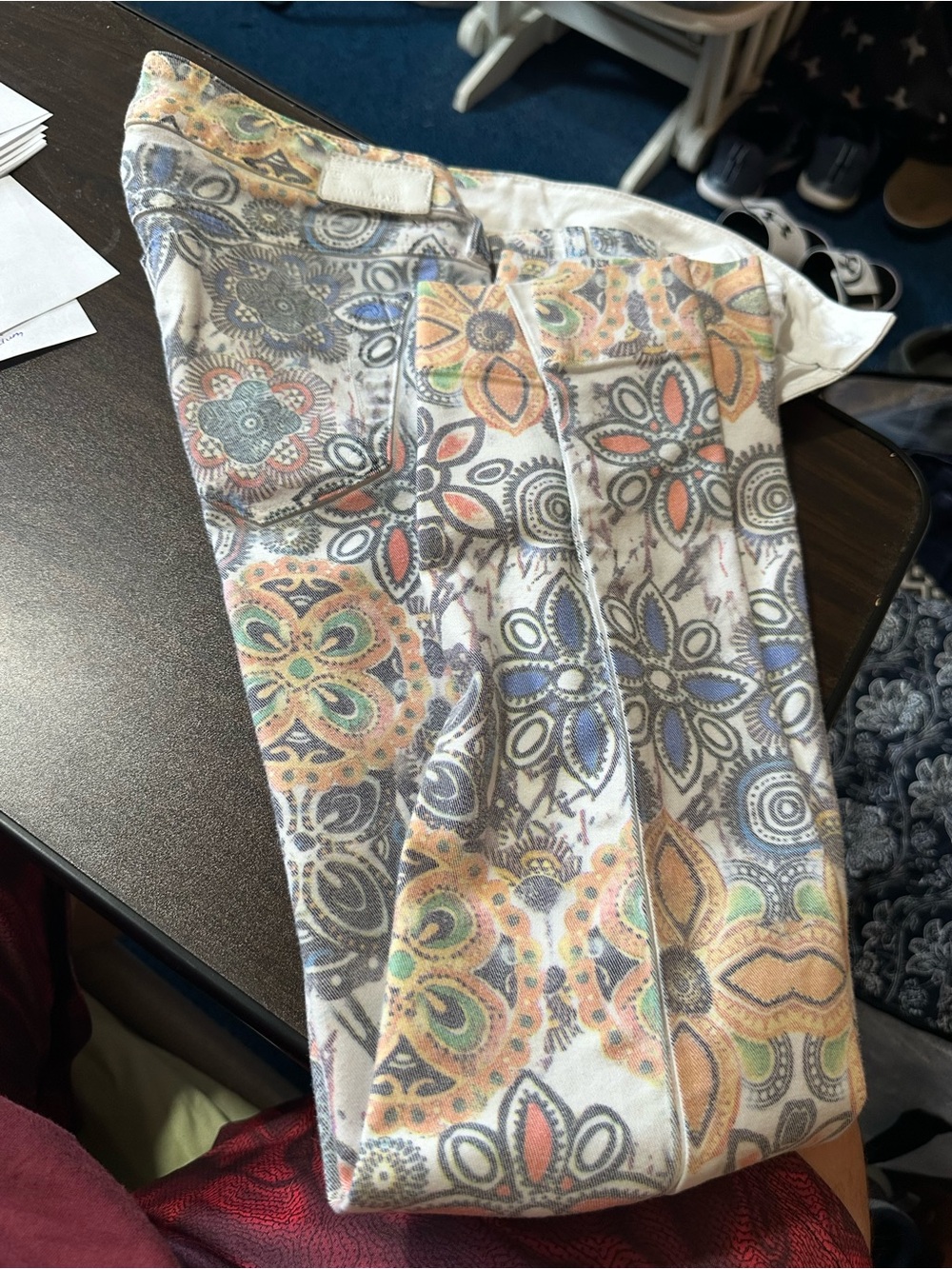 Printed Floral Wide-Leg Pants - Multi
